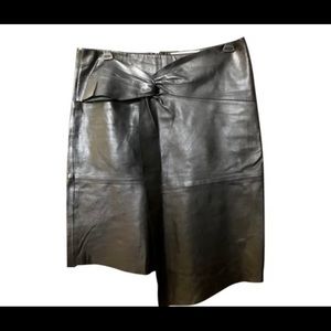 BA&SH leather mini skirt never worn
